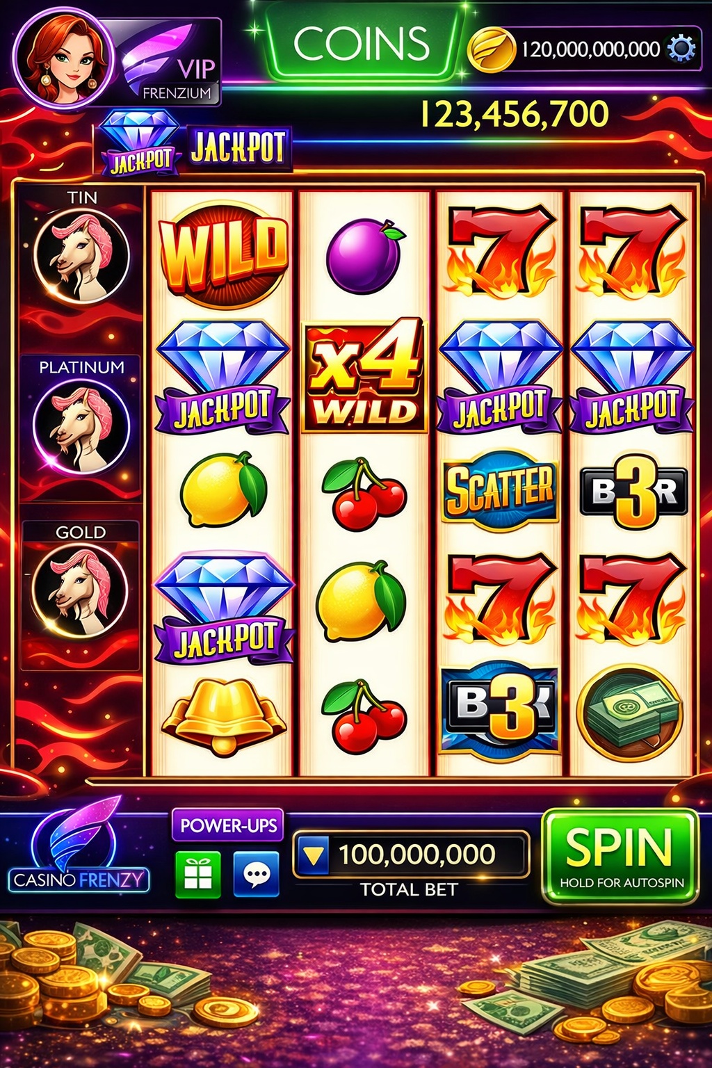 React Casino game